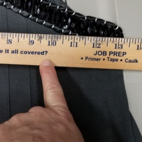 EXPRESS Gray Black Jeweled NWT Sheath Dress XS - Picture 5 of 5